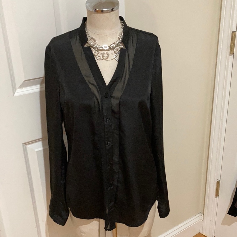 Finity Black Blouse NWOT!